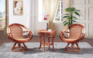 匠心编织自然生活——振艺藤椅家具厂藤艺休闲组合三件套