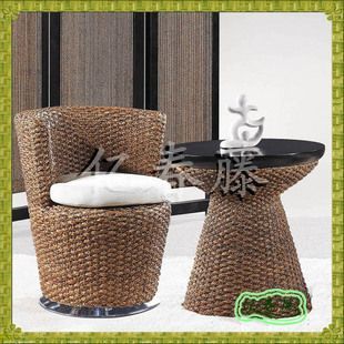 亿春藤F-023藤编休闲椅 自然雅致，演绎悠闲家居生活